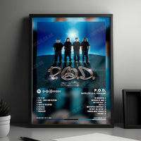 P.O.D. "Satellite" Album Cover Poster - with Complete Tracklist