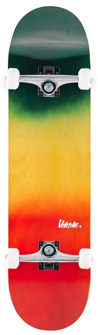 Venom Core Complete Built Skateboard - Rasta/Raw - 8.0"