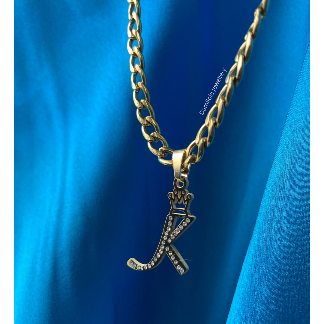 Custom Initial With Crown