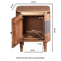 Berkley Acacia Wood Bedside Table
