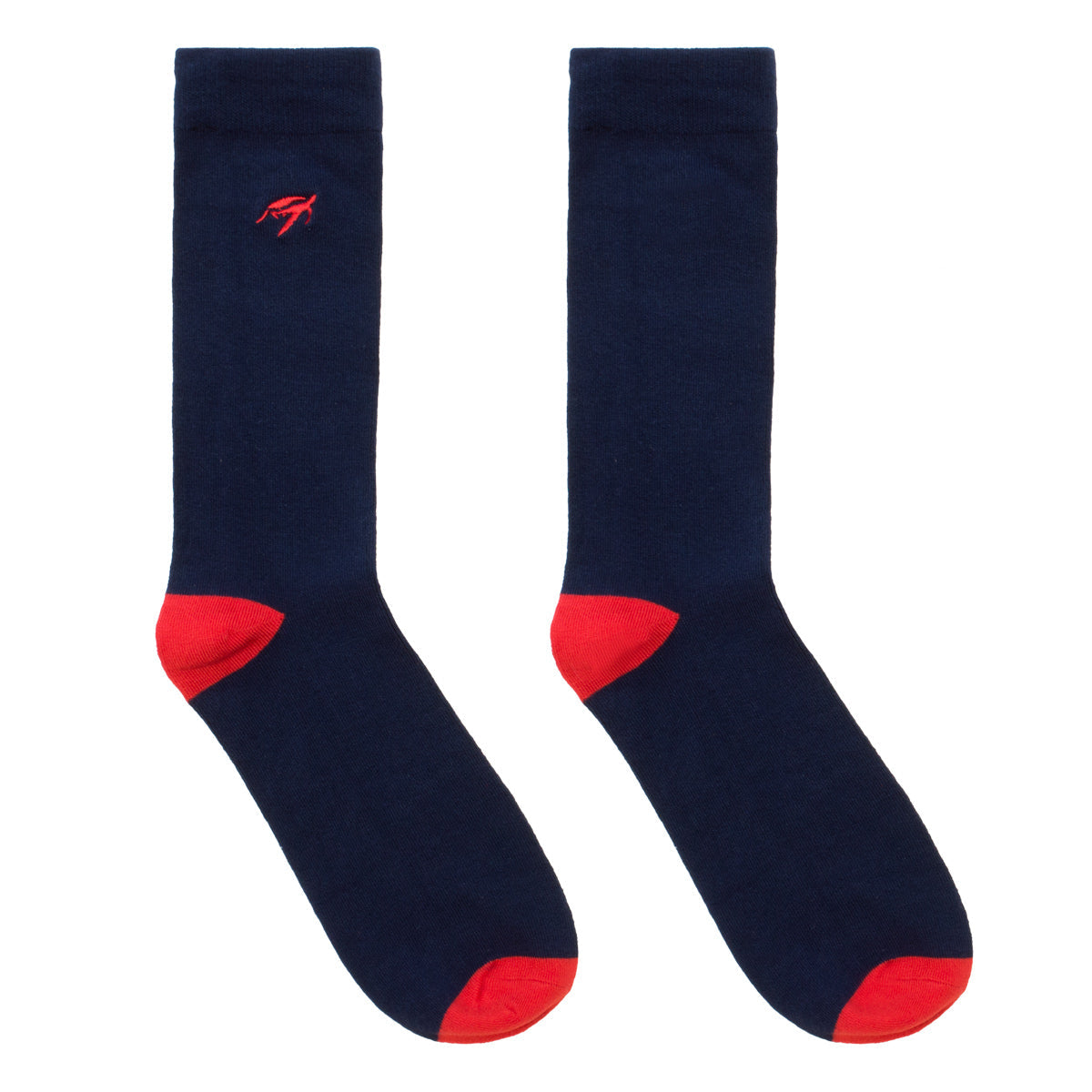 Mullins Bay Children's Bamboo Socks - Navy / Red