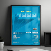 Action Bronson "Blue Chips 7000" Album Cover Poster - with Complete Tracklist
