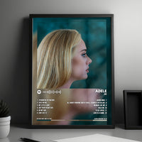Adele - "30" Album Cover Poster - with Complete Tracklist
