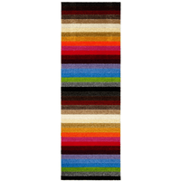 Linea Rainbow Striped Washable Rugs & Runners