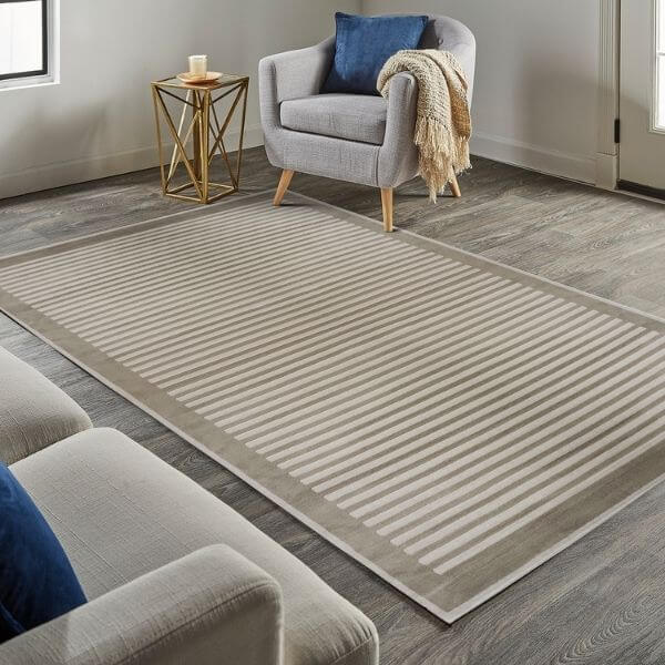 Origins Belgrade Natural Striped Rug - Timeless Elegance for Any Room