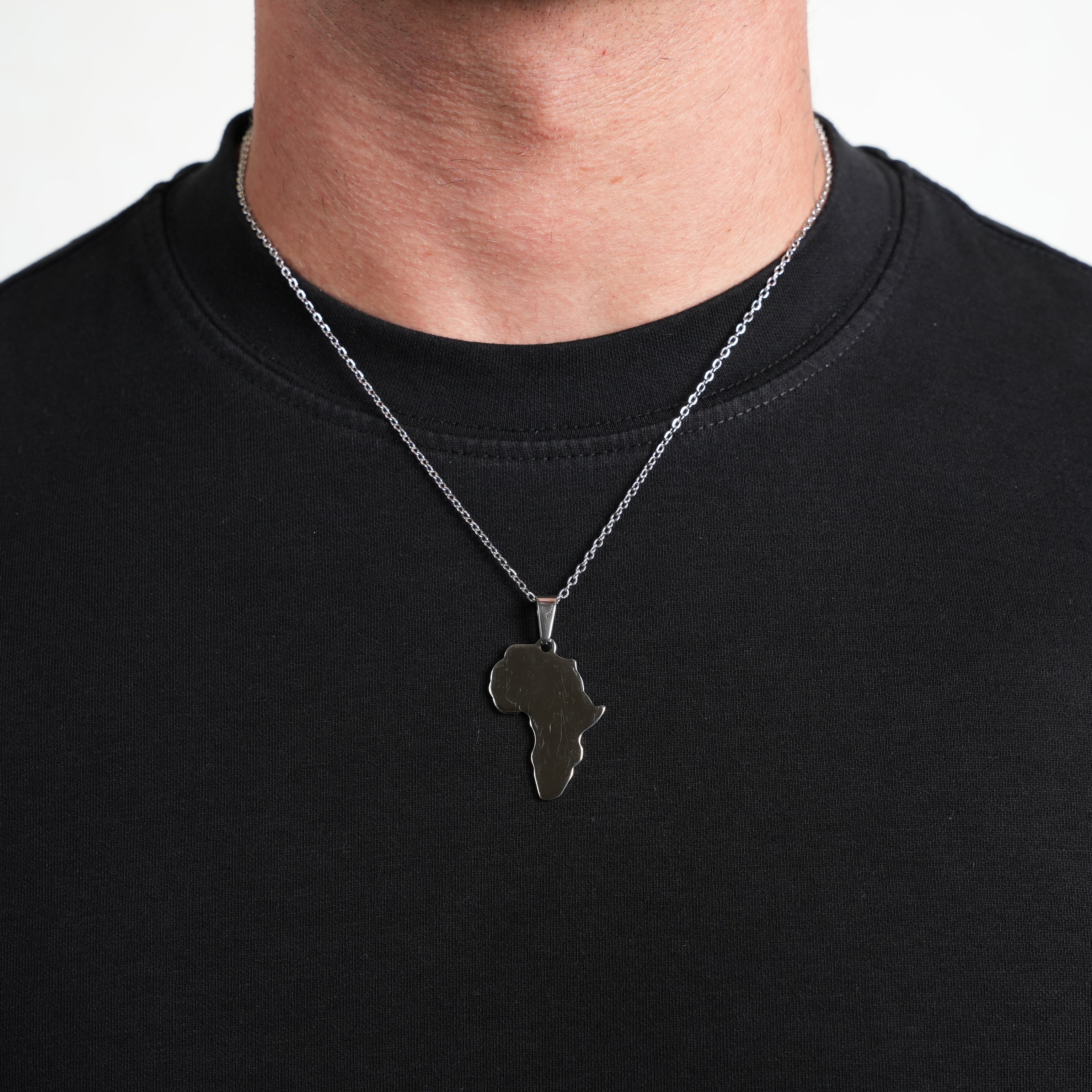 Africa Pendant (Silver)