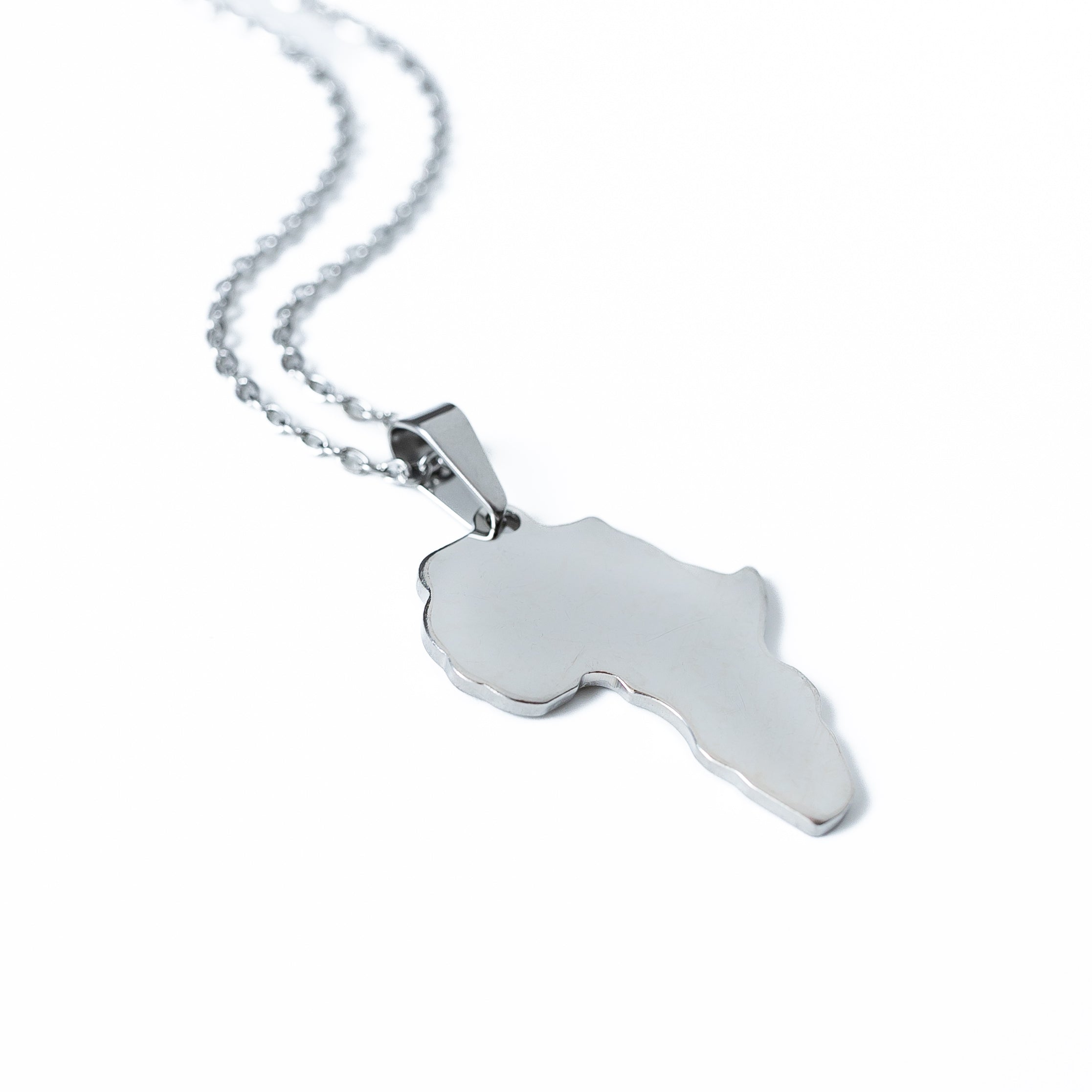 Africa Pendant (Silver)