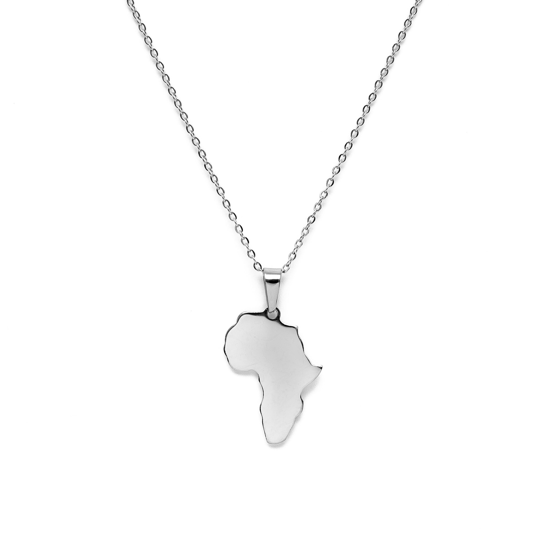 Africa Pendant (Silver)
