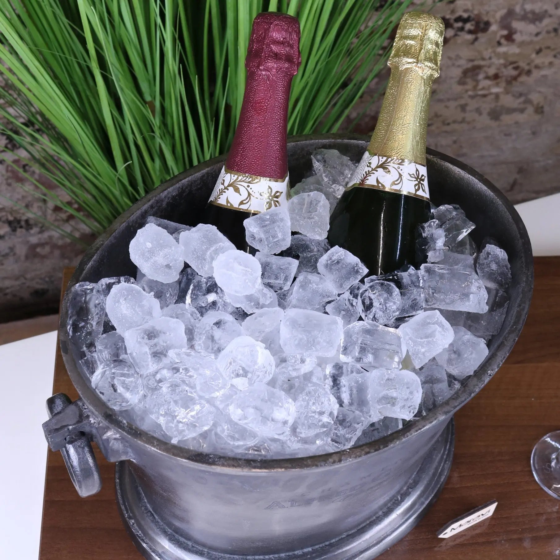 Alfred Gratien Gunmetal Champagne Ice Bucket - Vintage Elegance for Celebrations