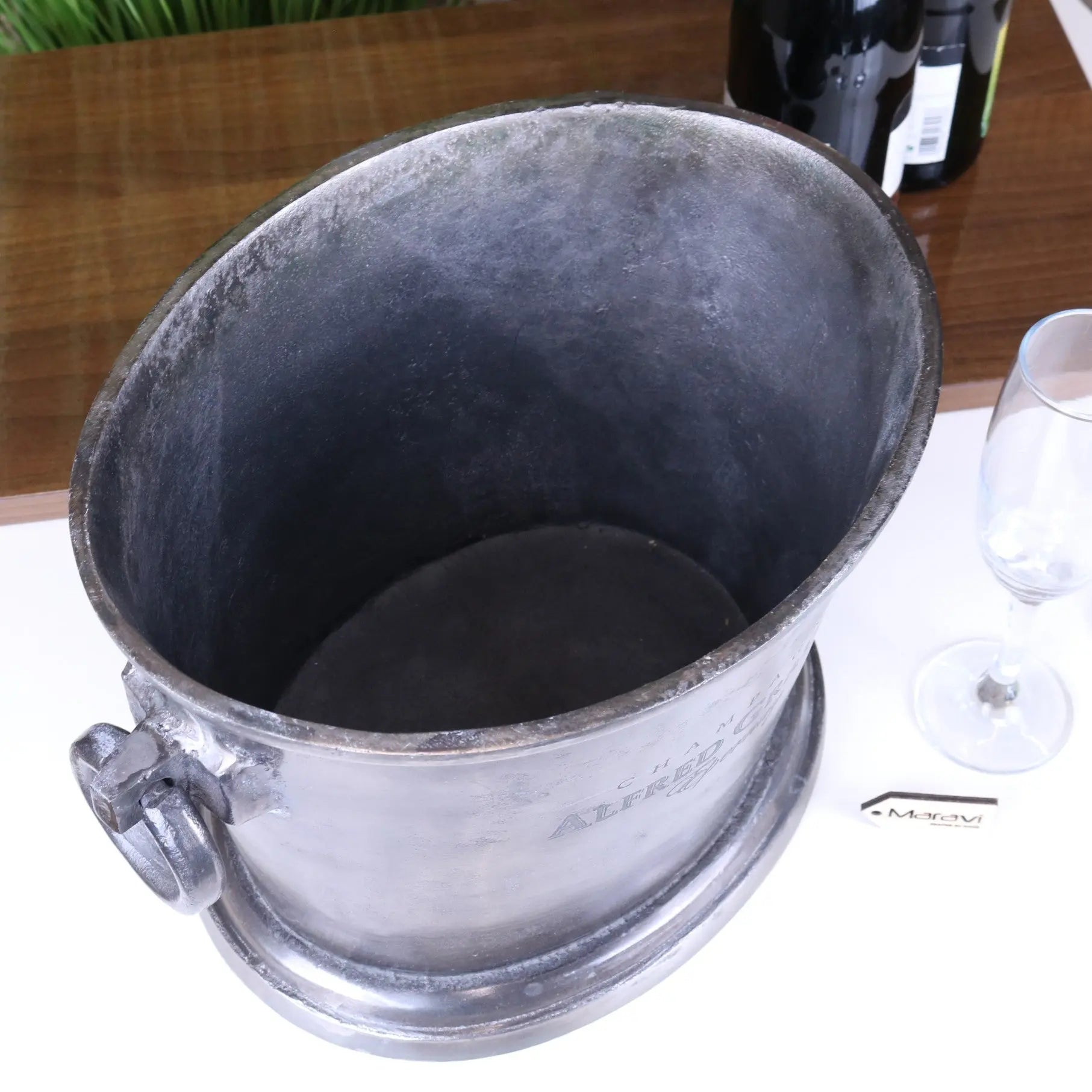 Alfred Gratien Gunmetal Champagne Ice Bucket - Vintage Elegance for Celebrations