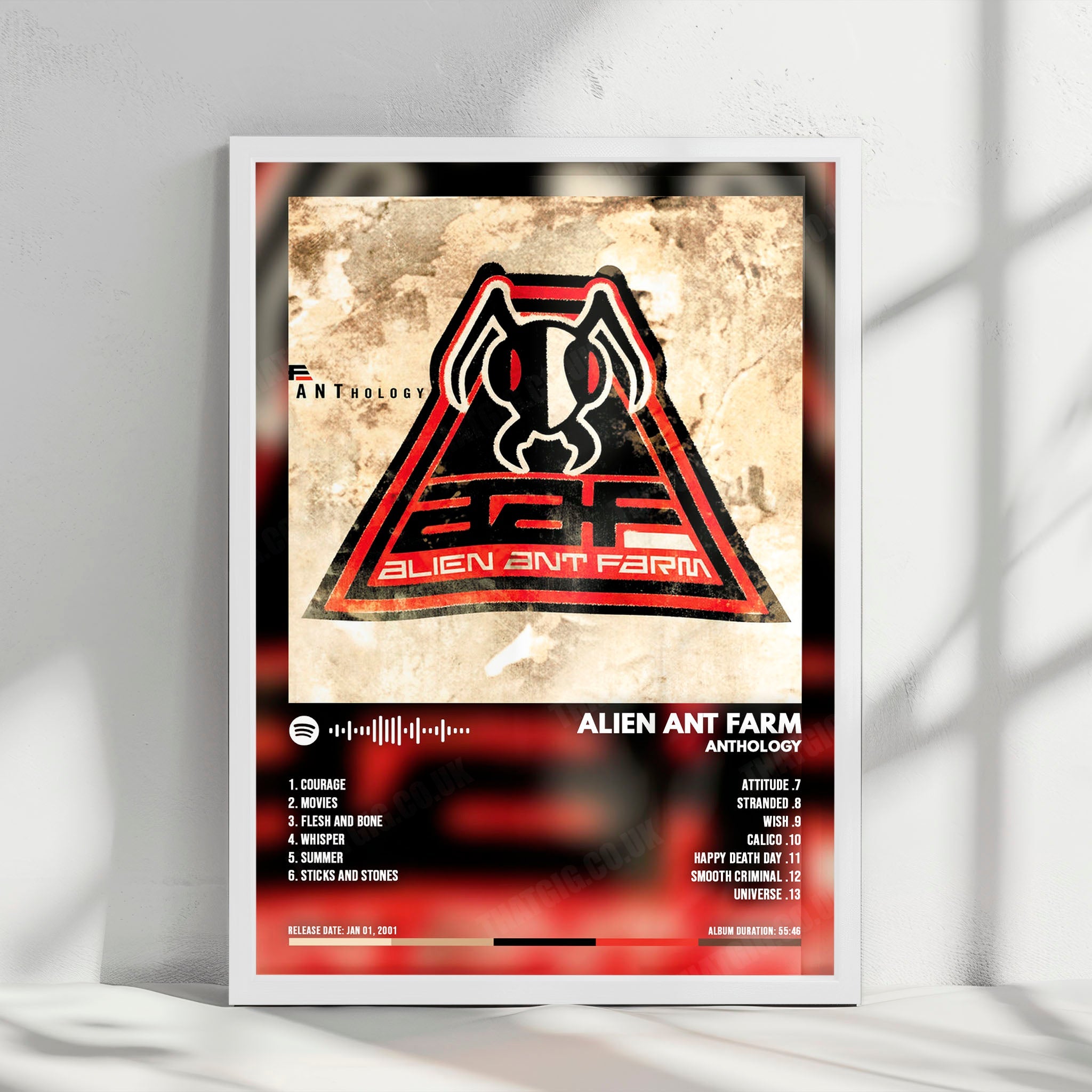 Alien Ant Farm "ANThology  " Album Cover Poster - with Complete Tracklist