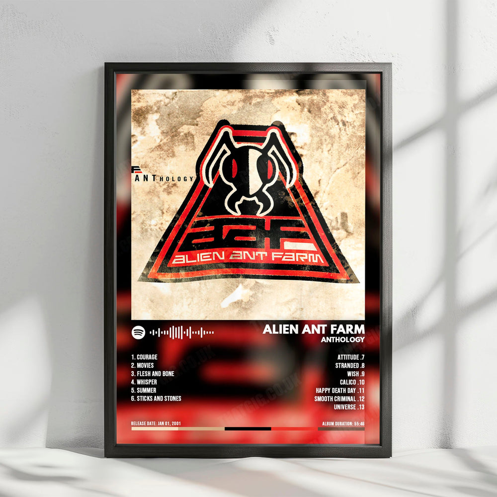 Alien Ant Farm "ANThology  " Album Cover Poster - with Complete Tracklist