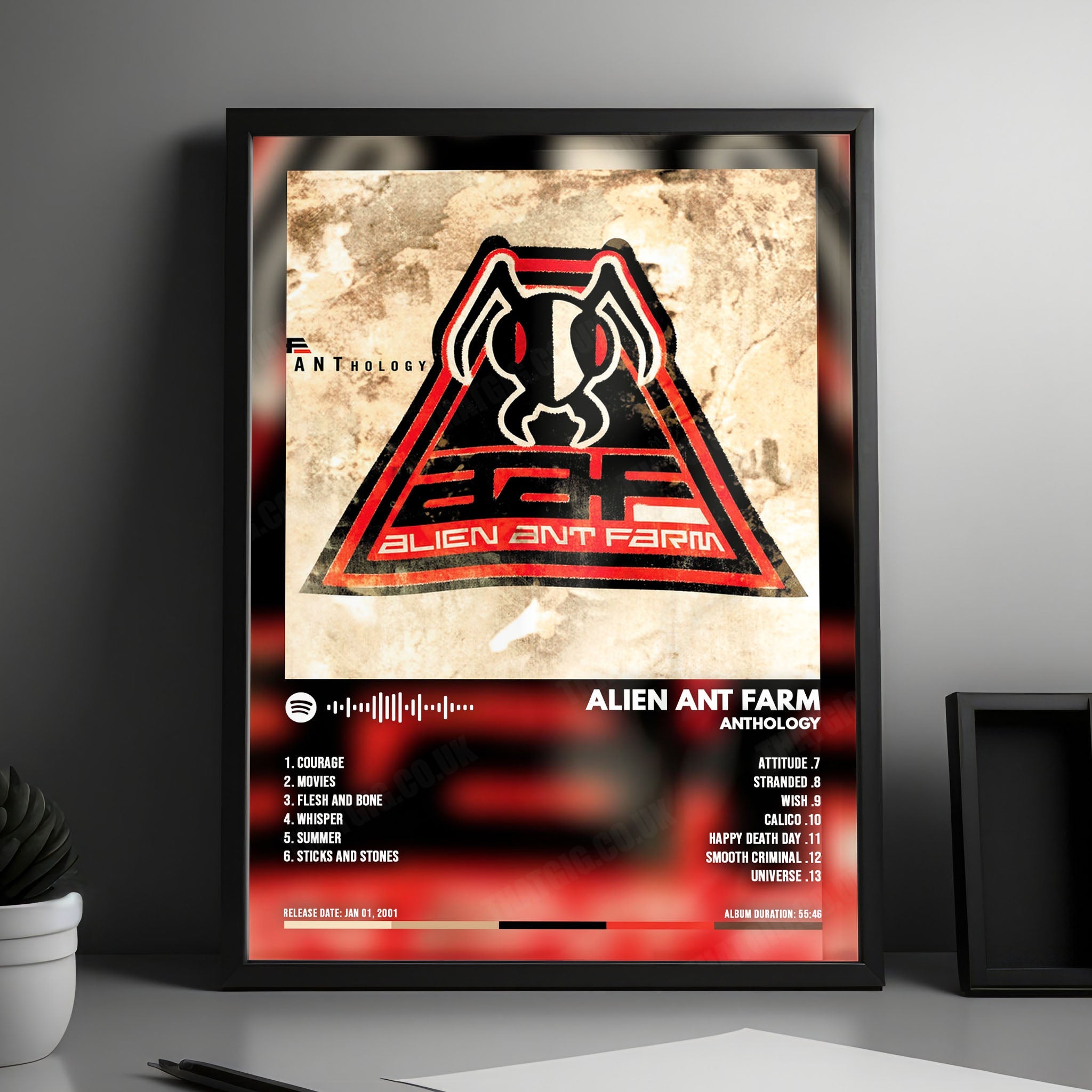 Alien Ant Farm "ANThology  " Album Cover Poster - with Complete Tracklist
