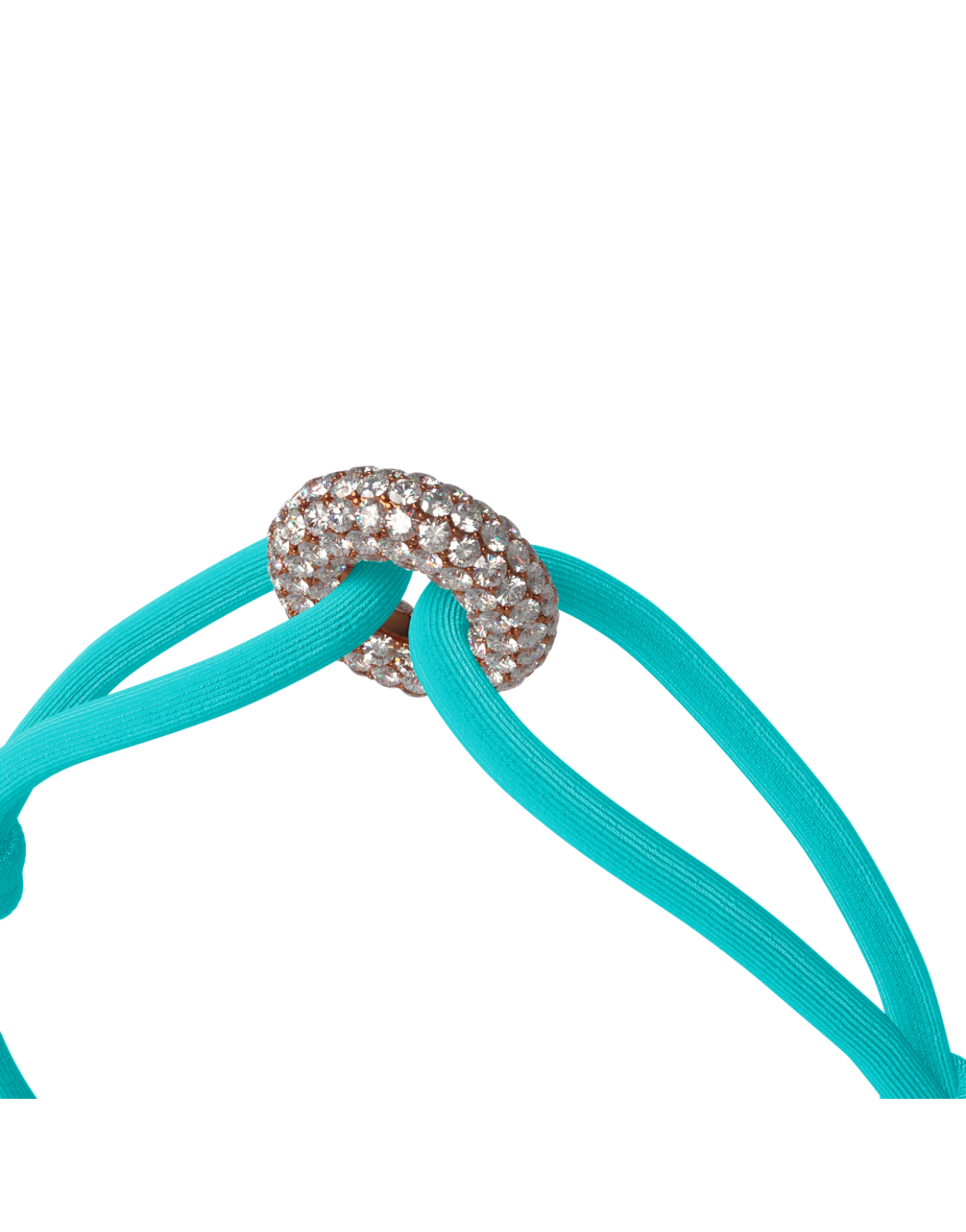 Rose Soho Pavé Cord Bracelet