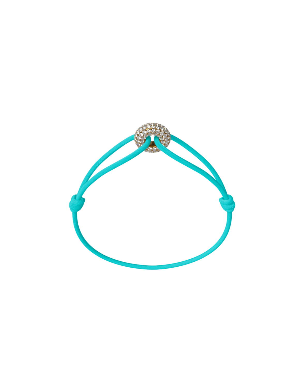 Mini Golden Soho Pavé Cord Bracelet
