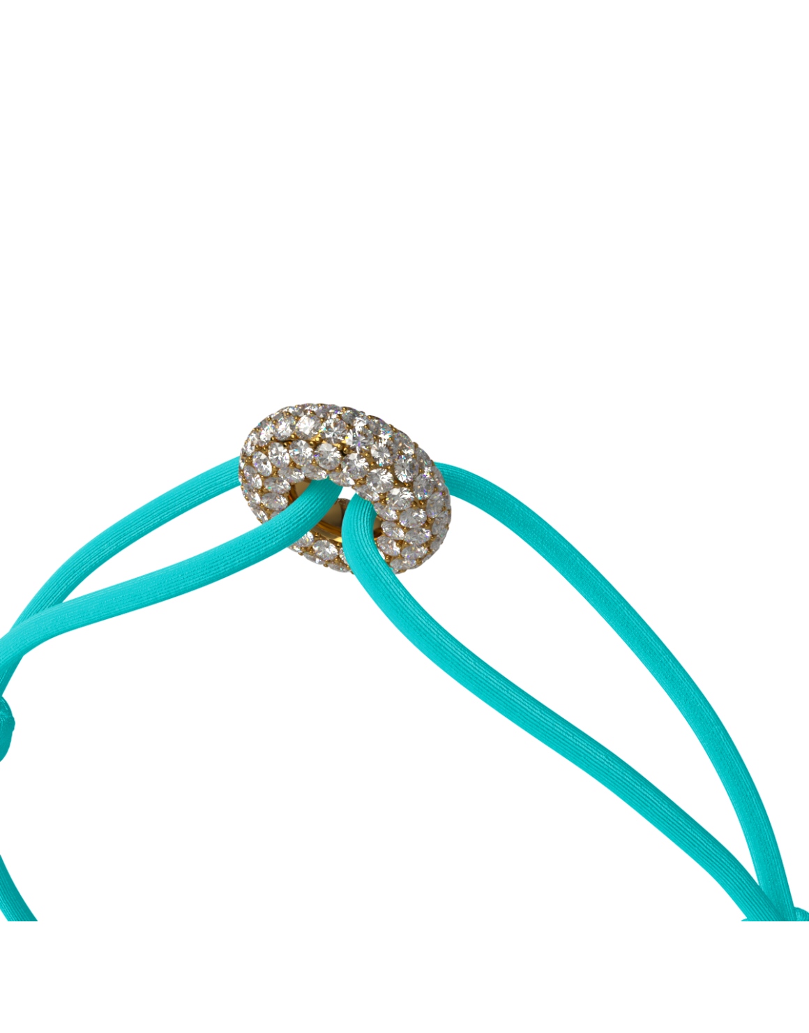 Mini Golden Soho Pavé Cord Bracelet