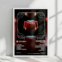 Arcade Fire "Neon Bible" Album Cover Poster - with Complete Tracklist