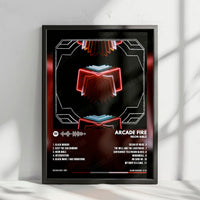 Arcade Fire "Neon Bible" Album Cover Poster - with Complete Tracklist