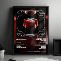 Arcade Fire "Neon Bible" Album Cover Poster - with Complete Tracklist
