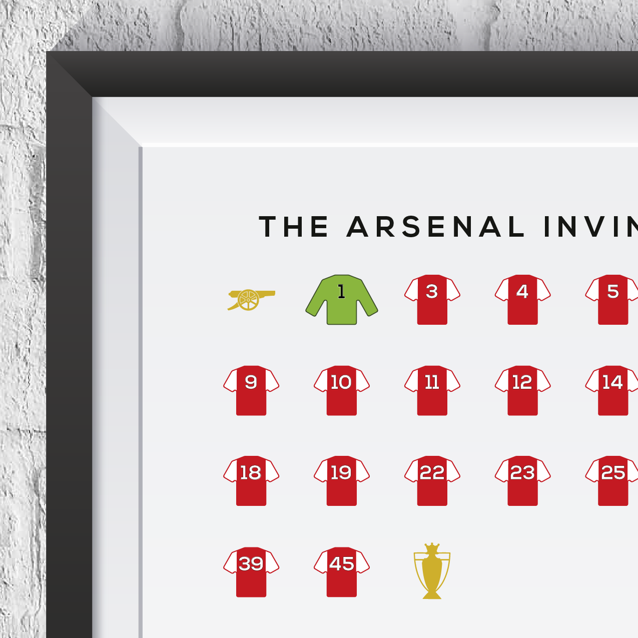 Invincibles 2003/04 Season Squad Print