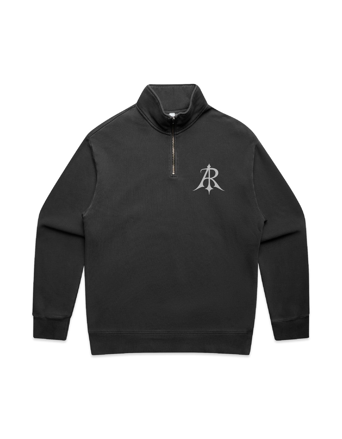 Crest Faded Relax Half Zip Sweater