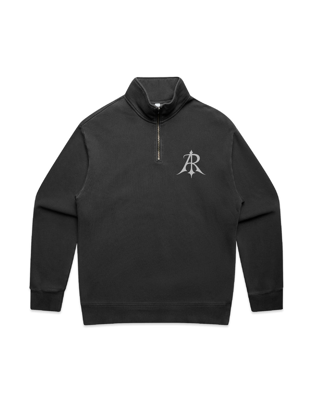 Crest Faded Relax Half Zip Sweater