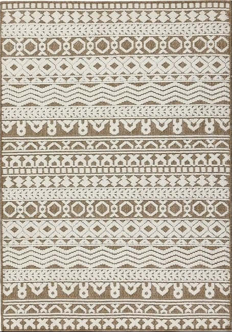 Rustic Rug Geometric Design