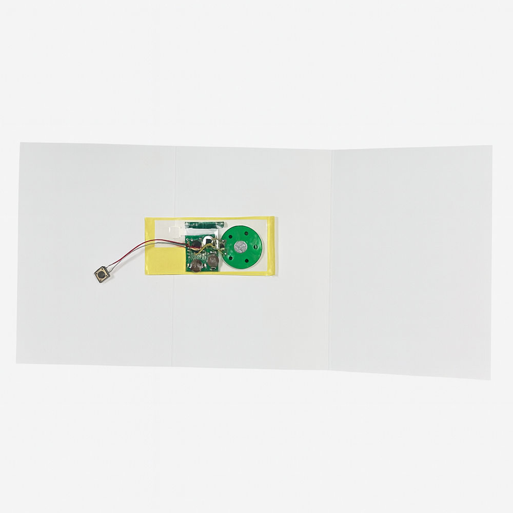 5 x A5 Blank Greeting Cards Made for Audio Modules (Modules Not Included) Stella Weds