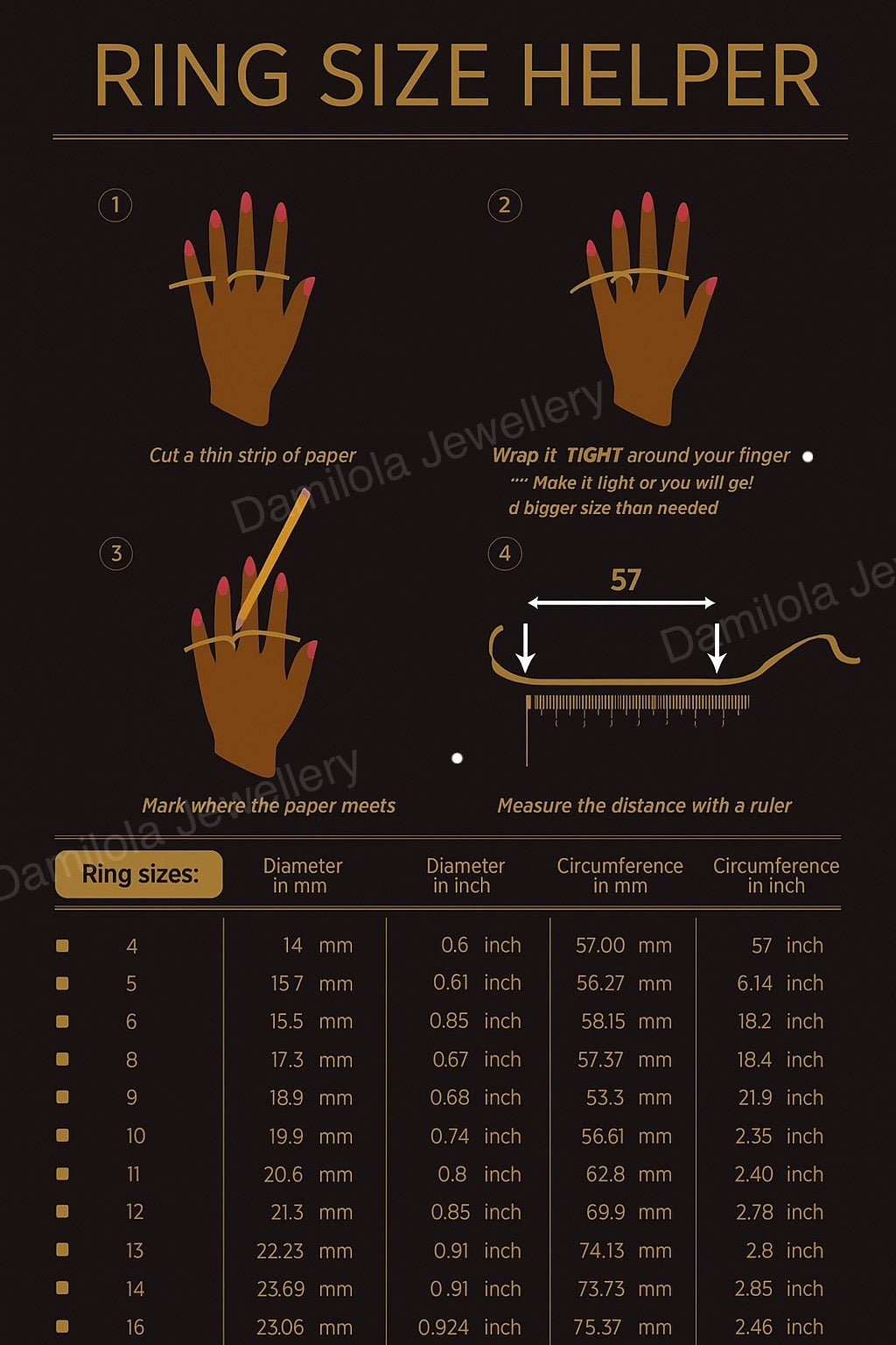 Angel Numbers Ring - Gold