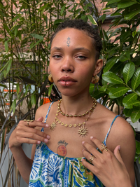 Luxe Sunwave ‘Shena’ Hoop Earrings