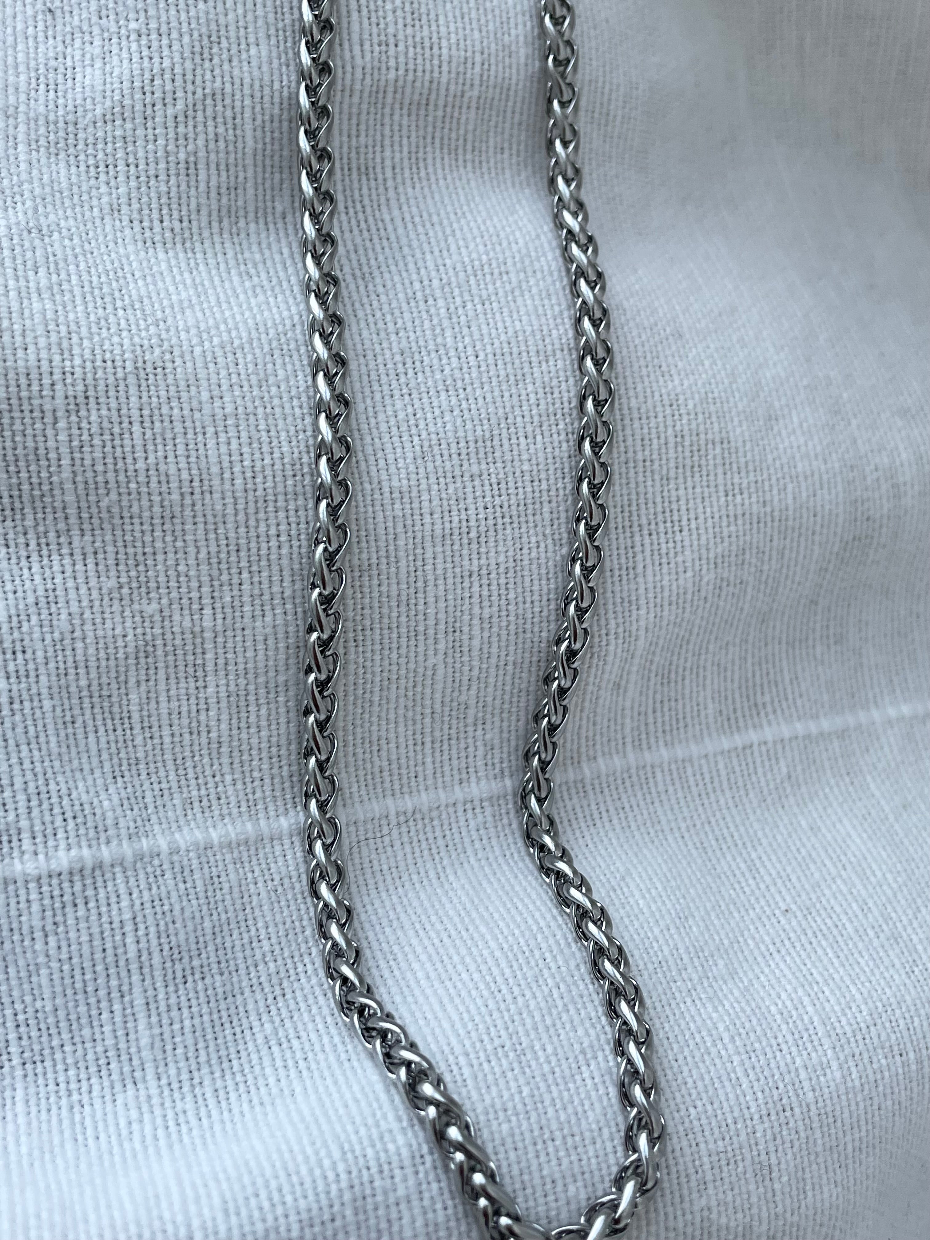 Steel Wheat Chain - Silver/Gold