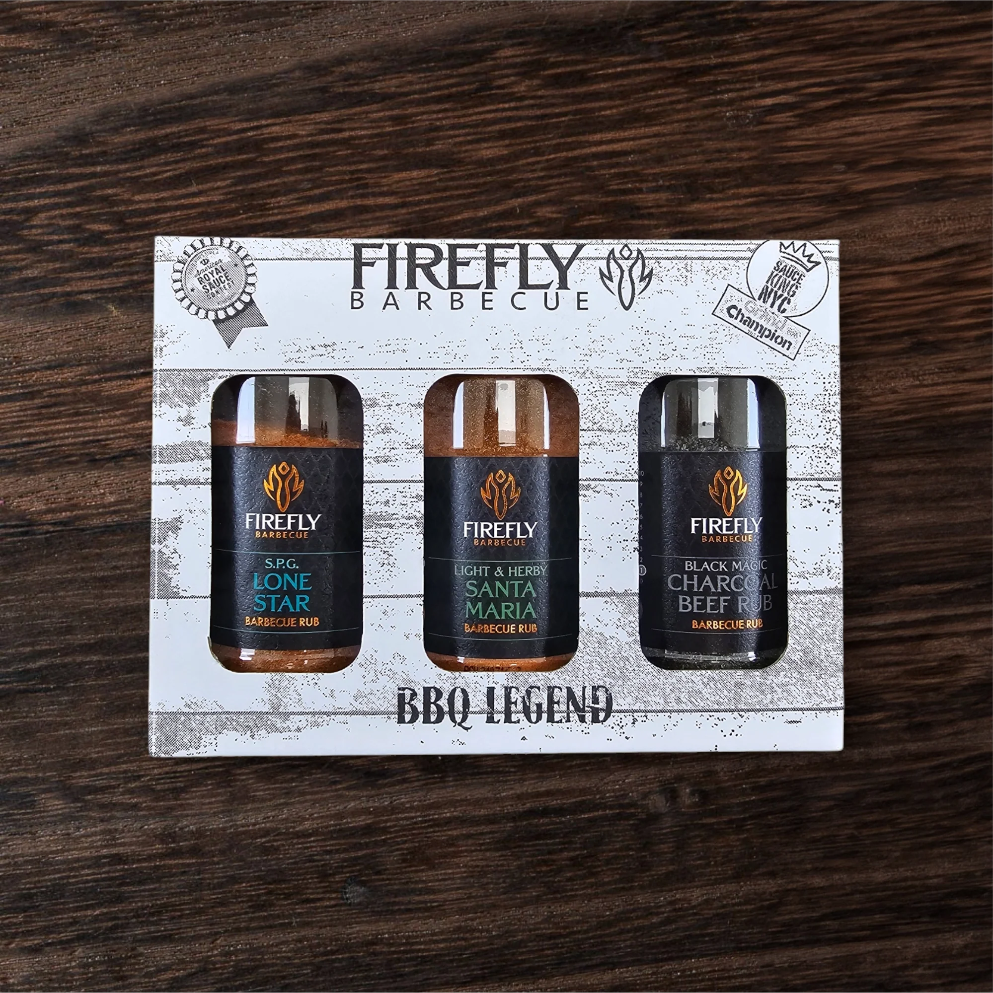 BBQ Legend - 3 Beefy BBQ Rubs Gift Box