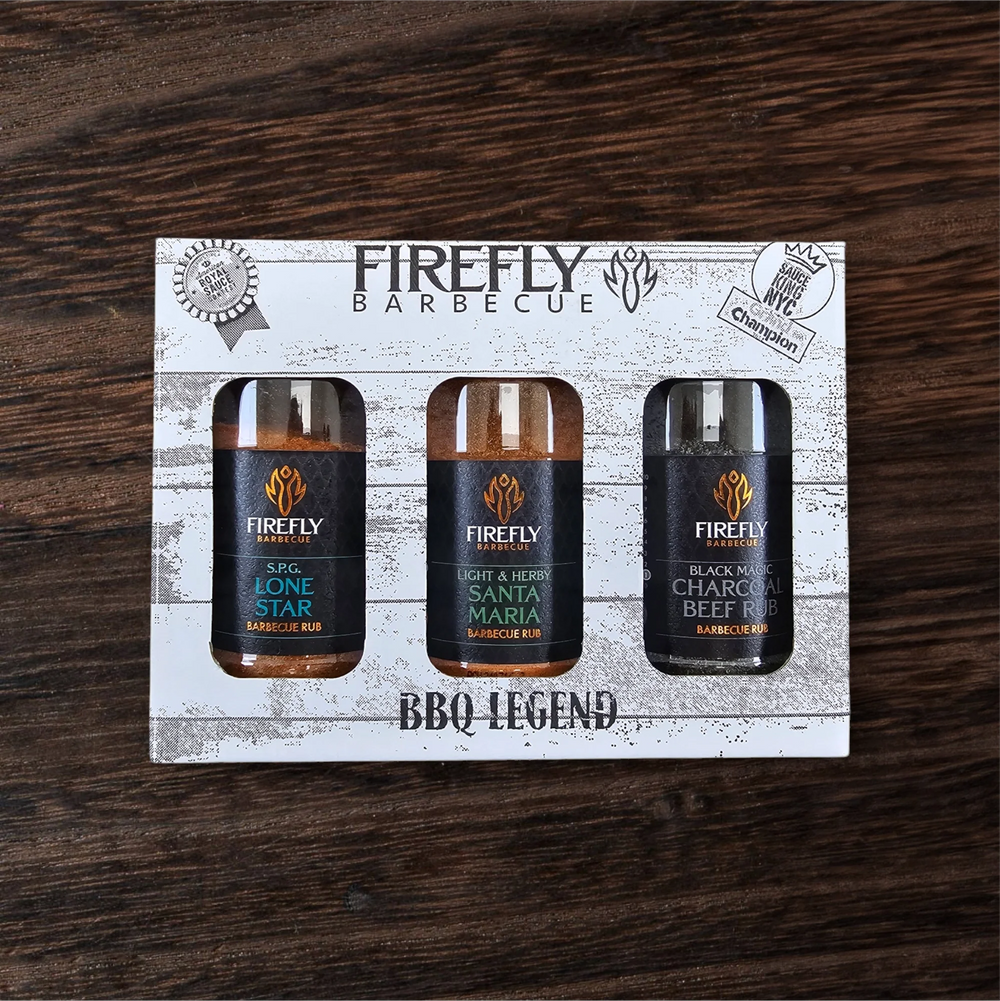 BBQ Legend - 3 Beefy BBQ Rubs Gift Box