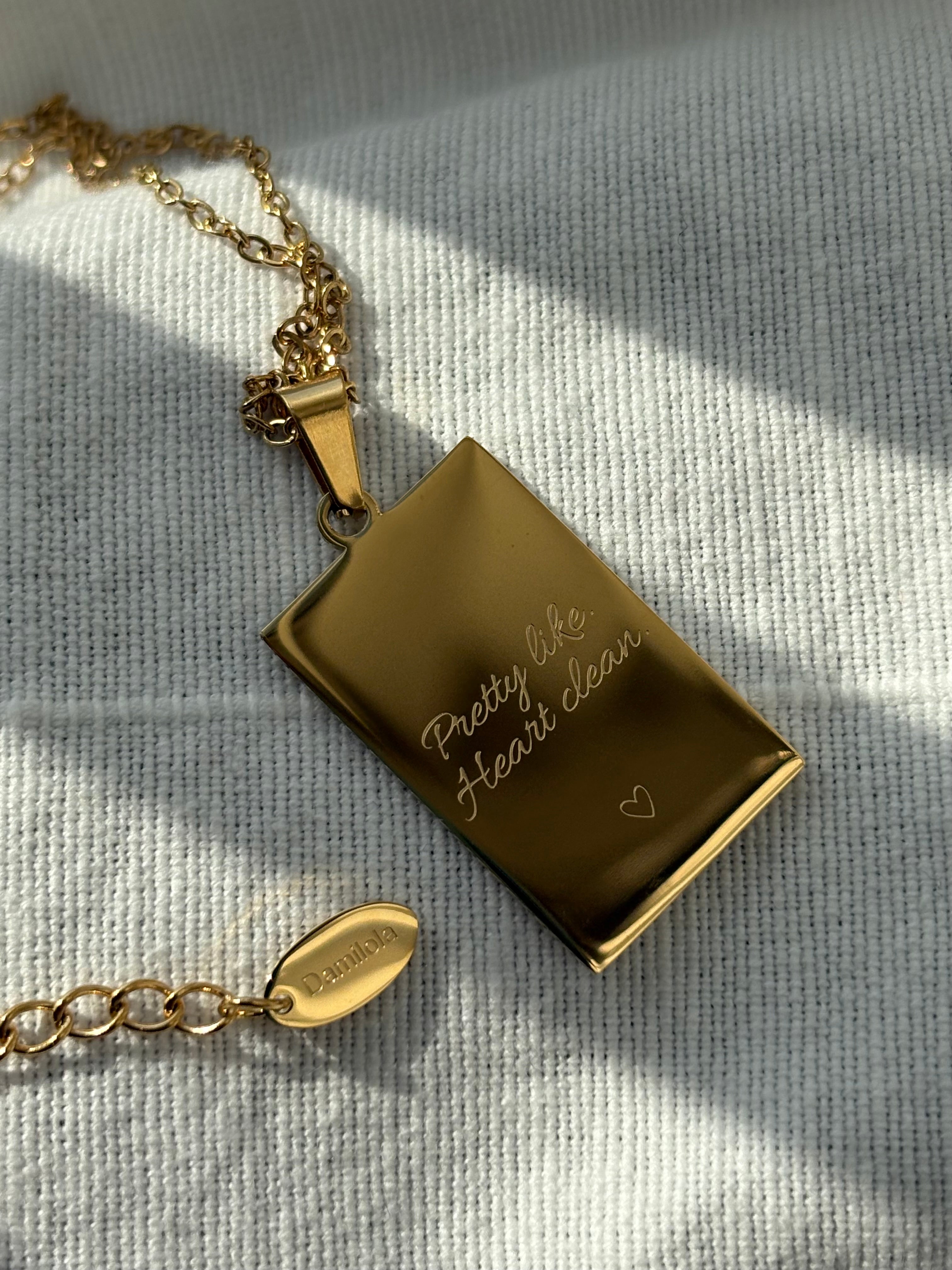 Empowerment ‘Yes Goodie’ Double Sided Necklace - Gold/Silver