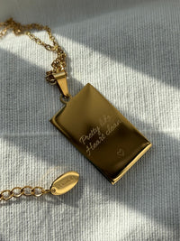 Empowerment ‘Yes Goodie’ Double Sided Necklace - Gold/Silver
