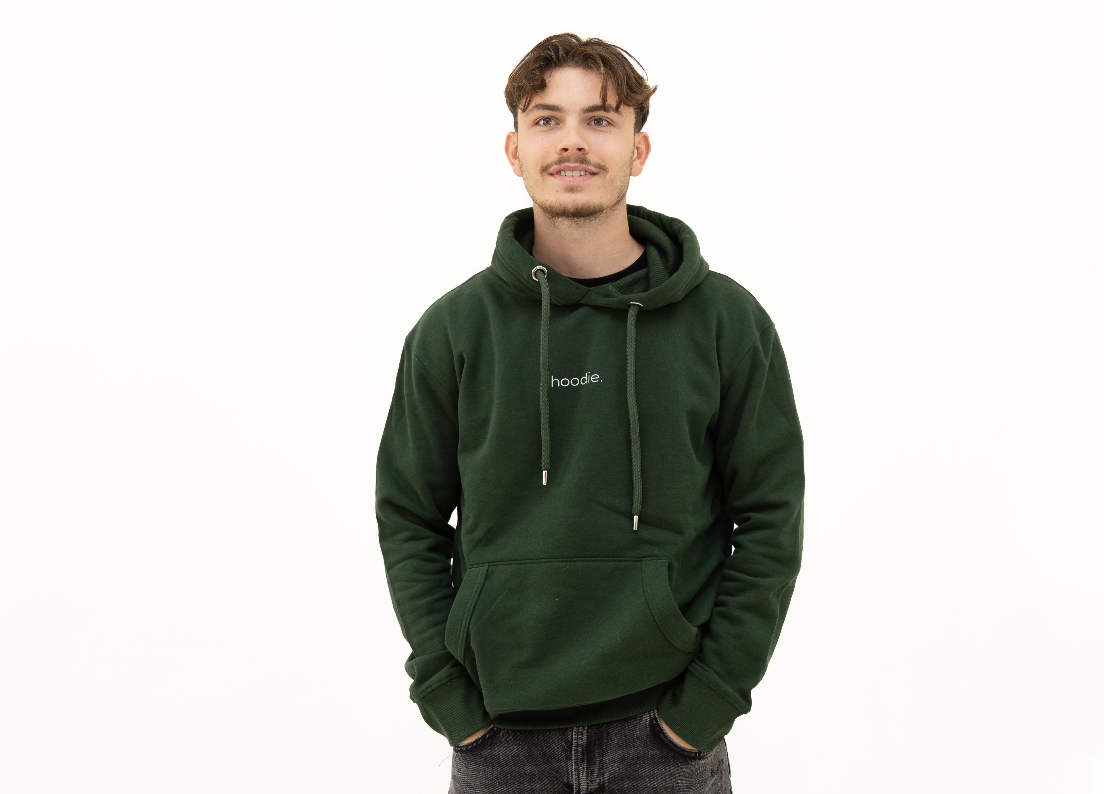Simple Brand - Hoodie - Forest Green