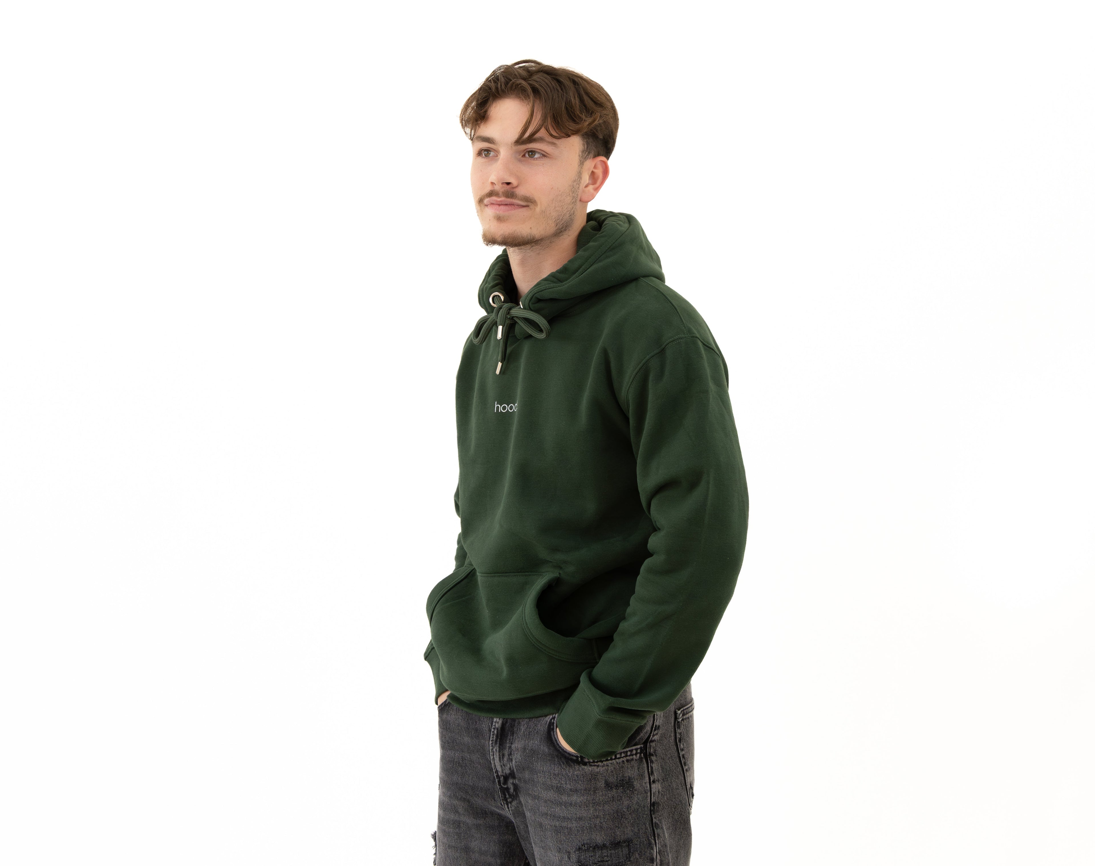 Simple Brand - Hoodie - Forest Green