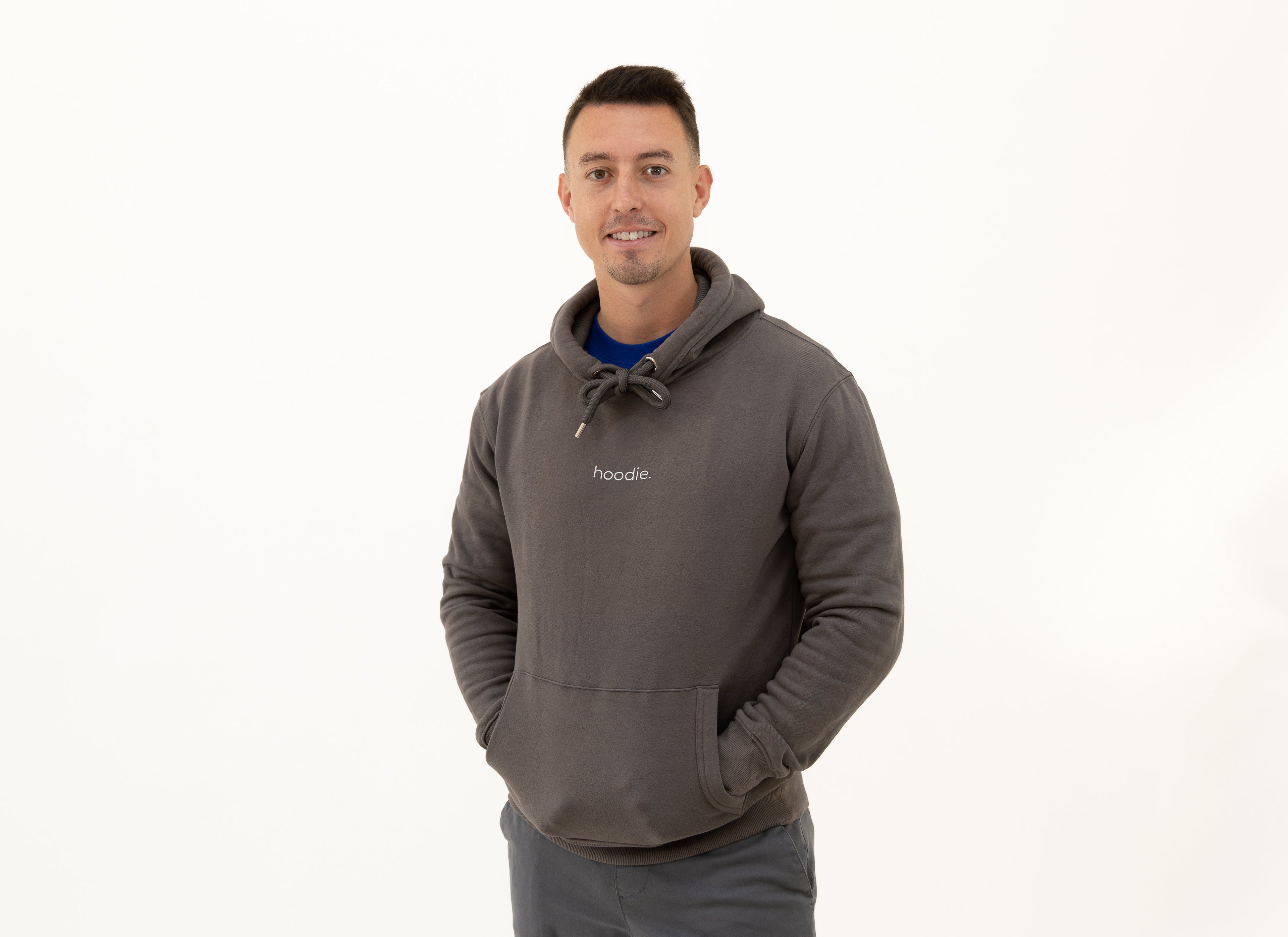 Simple Brand - Hoodie - Charcoal