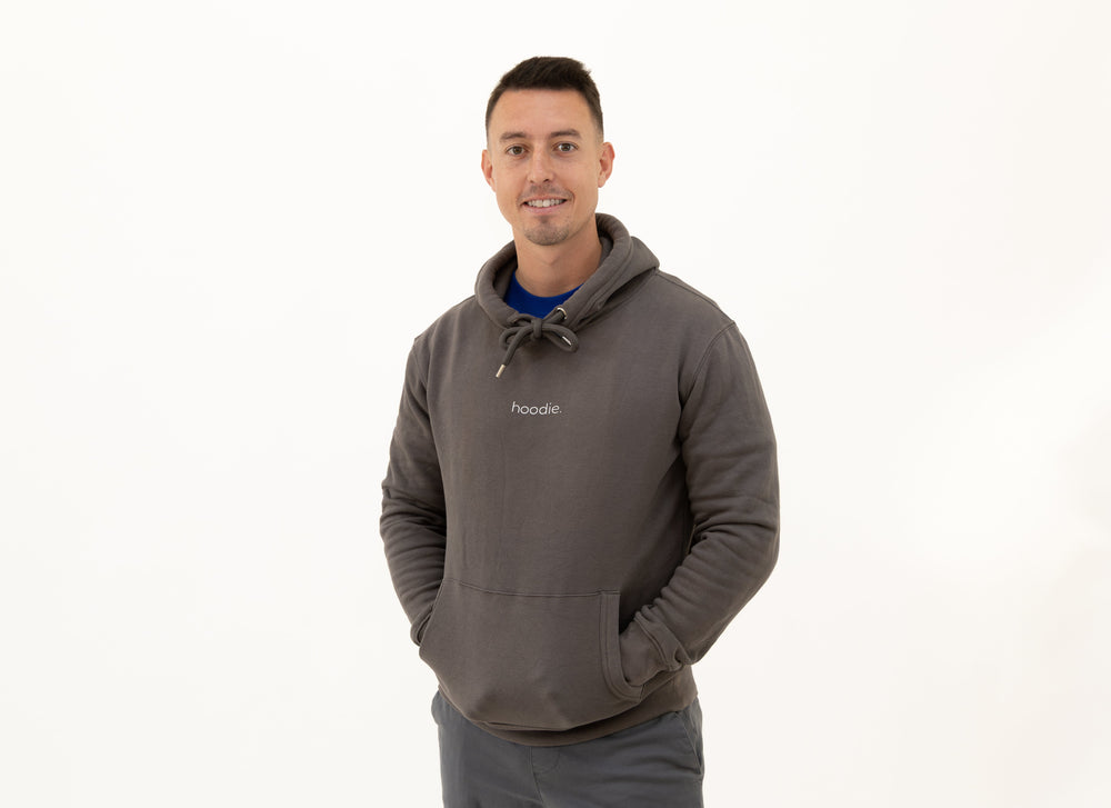 Simple Brand - Hoodie - Charcoal