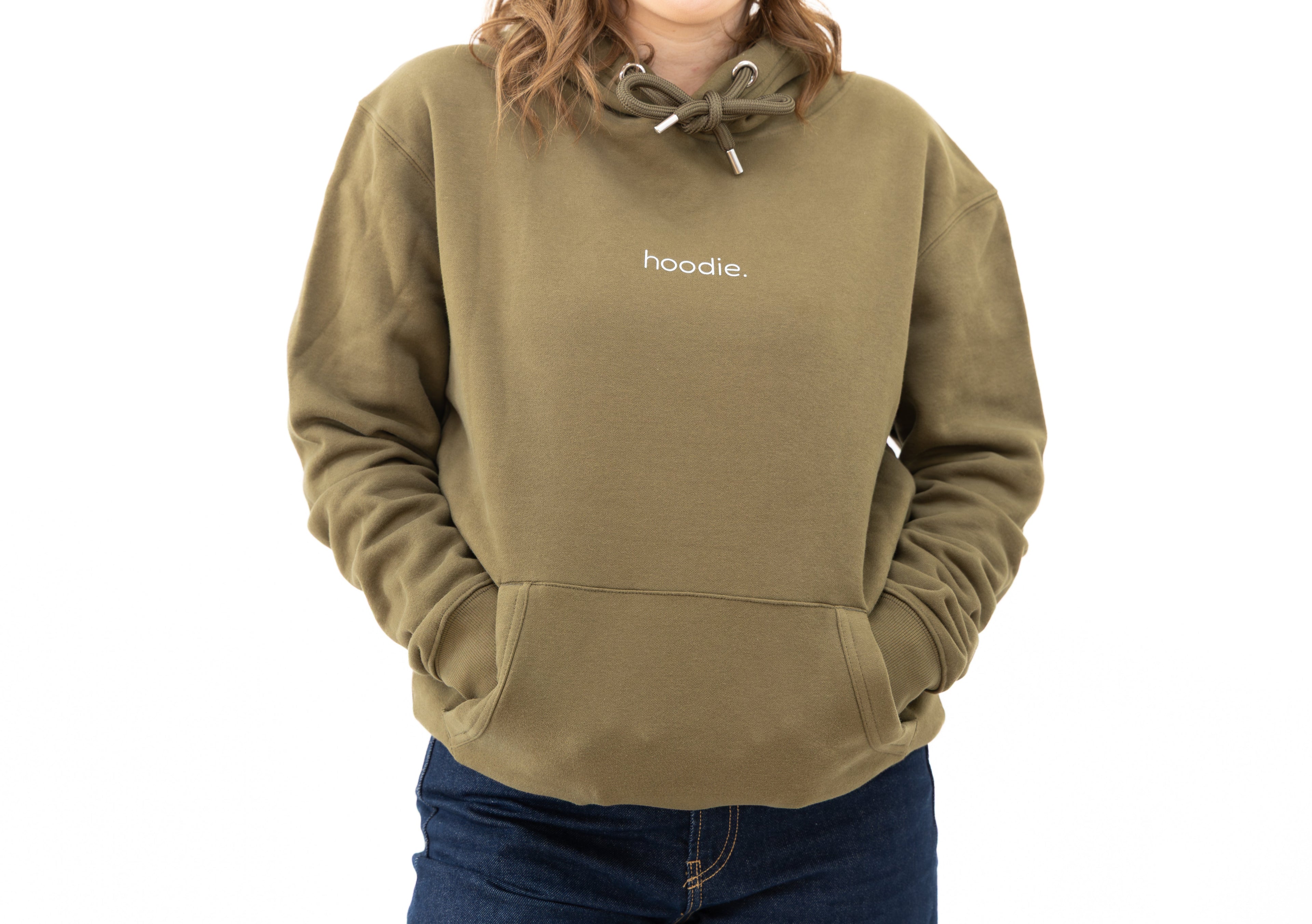 Simple Brand - Hoodie - Khaki