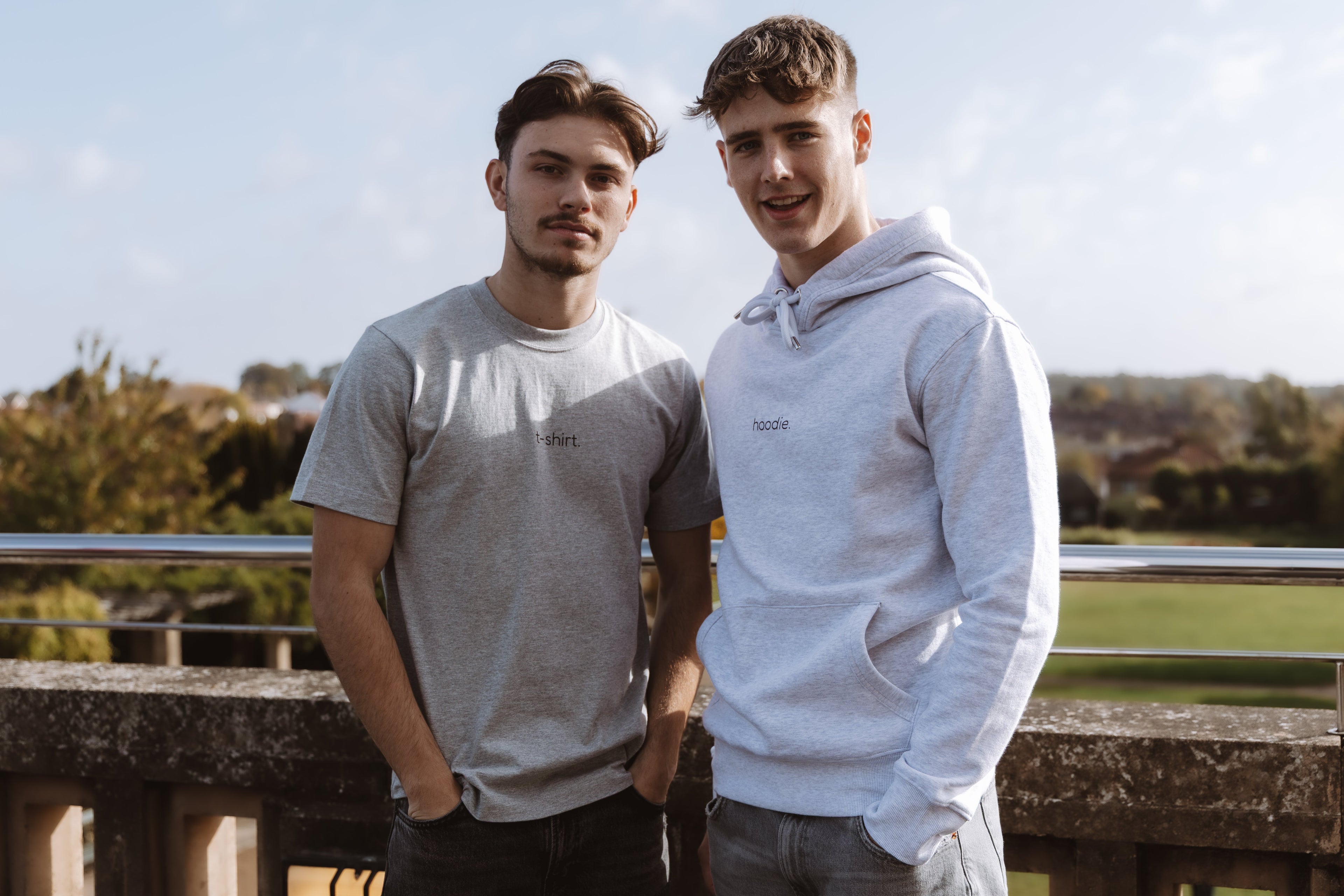 Simple Brand - Hoodie - Ash-Grey