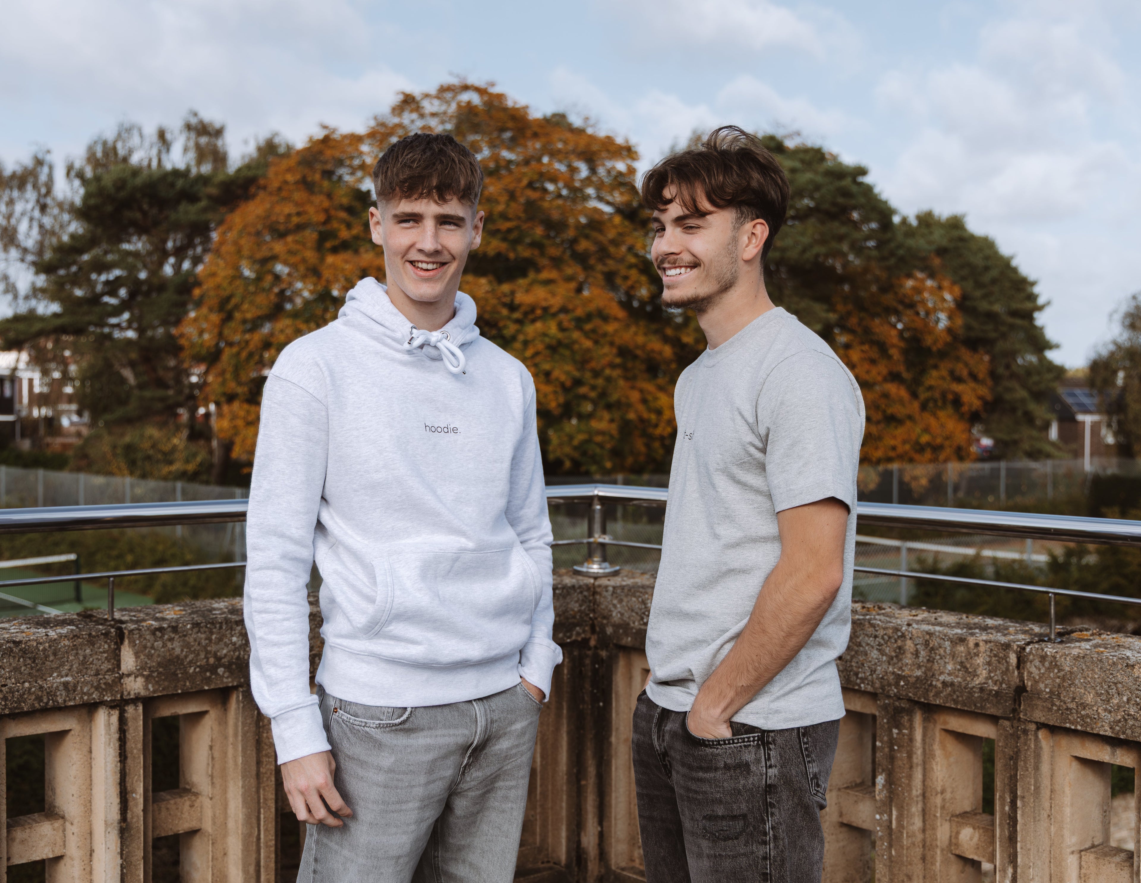 Simple Brand - Hoodie - Ash-Grey