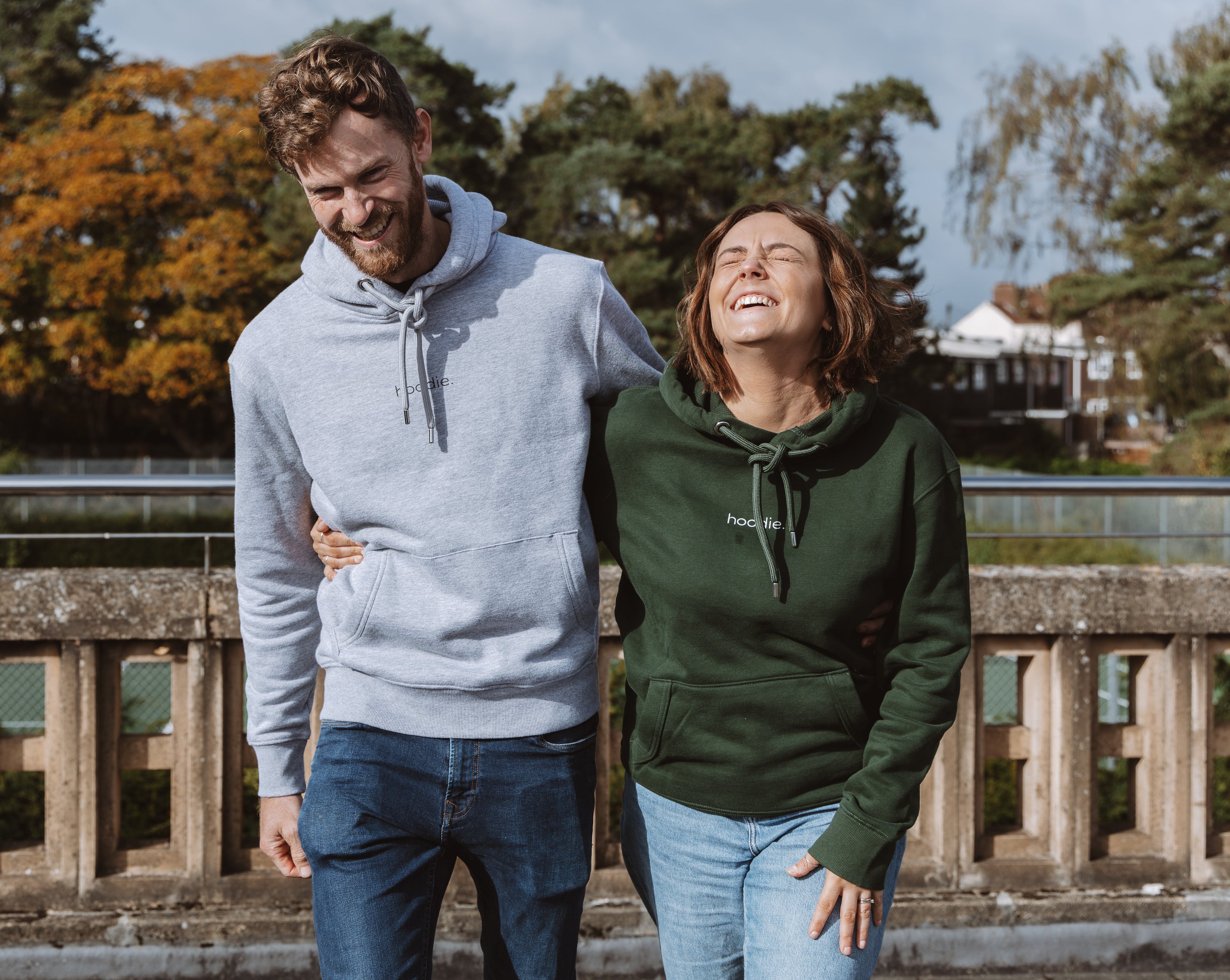 Simple Brand - Hoodie - Forest Green