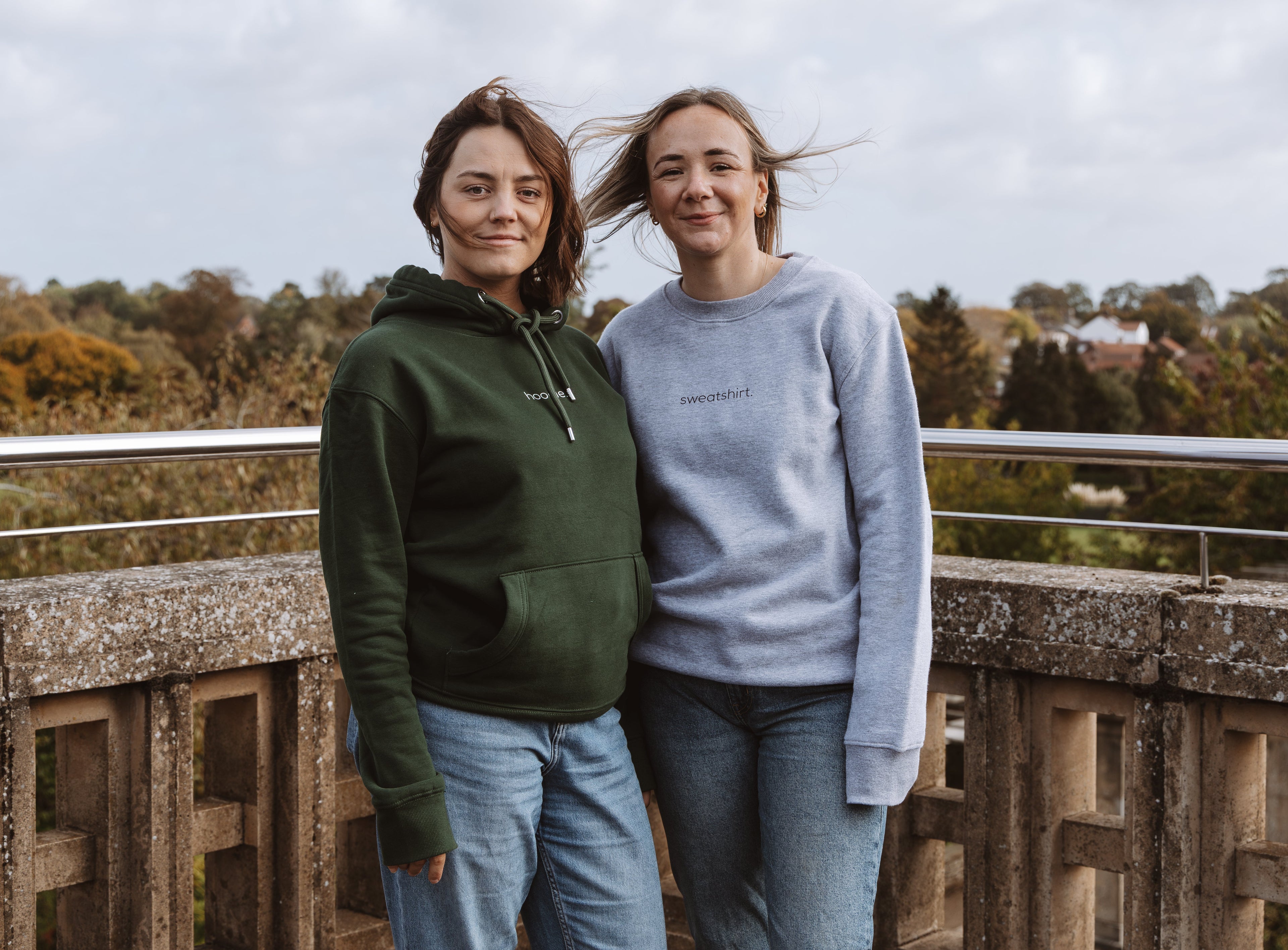 Simple Brand - Hoodie - Forest Green