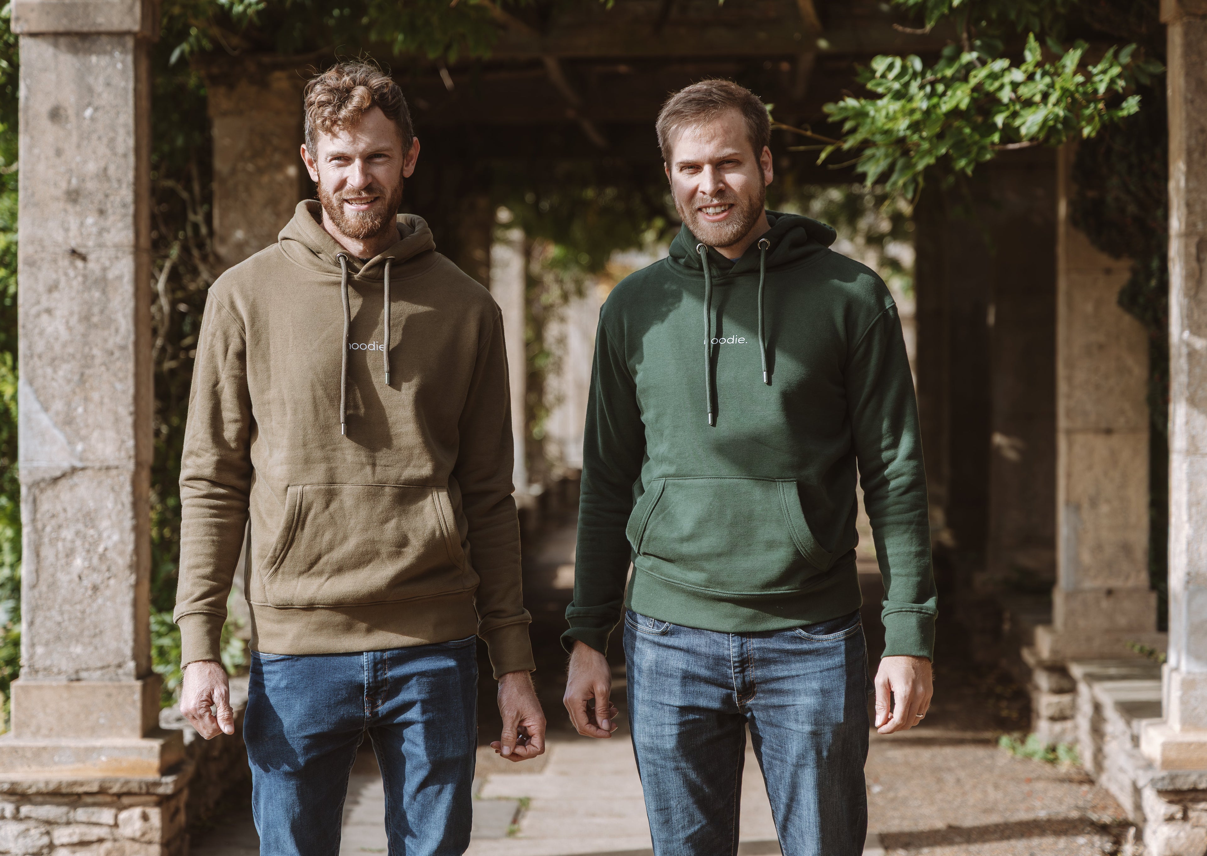 Simple Brand - Hoodie - Forest Green