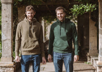 Simple Brand - Hoodie - Khaki
