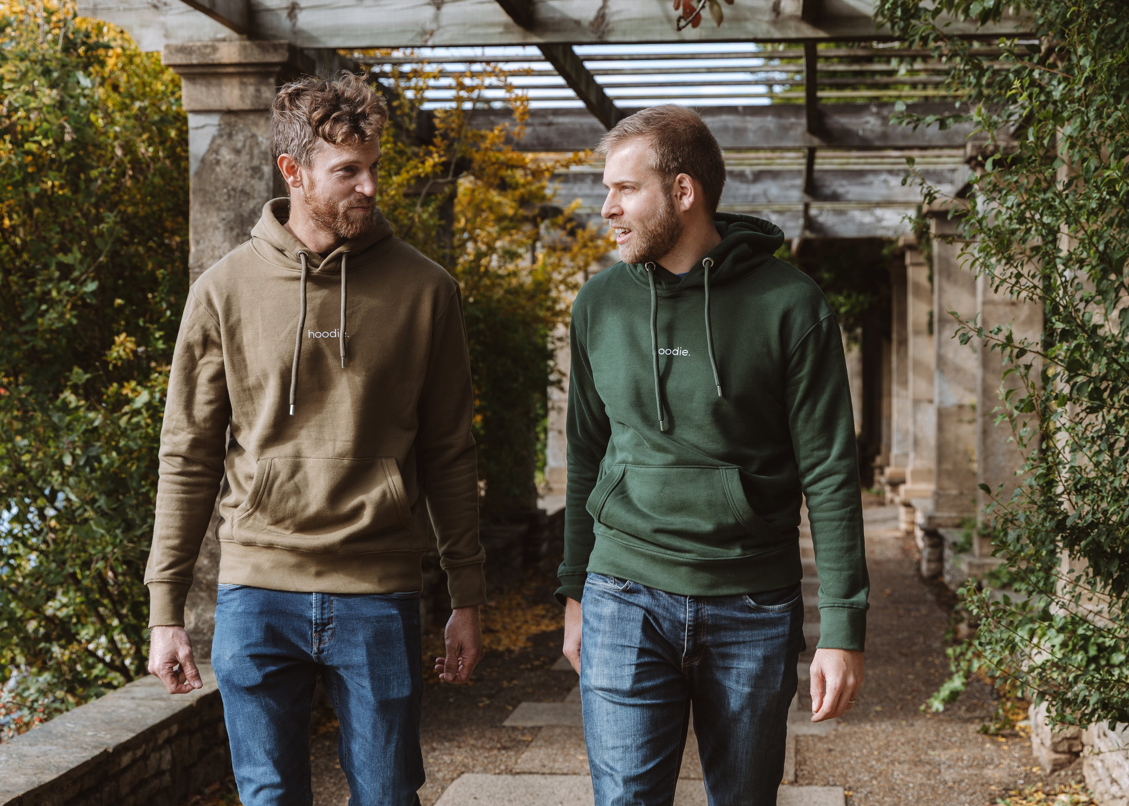 Simple Brand - Hoodie - Forest Green