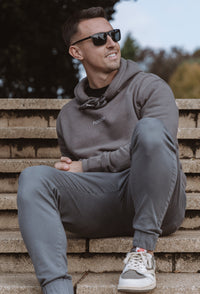 Simple Brand - Hoodie - Charcoal