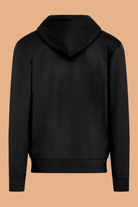 Embroidered P Zip-Up Hoodie