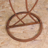 Bansari Flower Bird Feeder Rusted Metal Finish